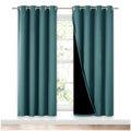 NICETOWN Full Shade Curtain Panels, Pair of Energy Smart & Noise Blocking Out Blackout Drapes for Apartment Window, Thermal Insu