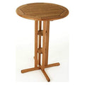 International Caravan Furniture Piece Bar Height Bistro Table