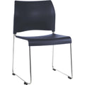 National Public Seating 8800 Series Plastic Cafetorium Chair 21.75 x 20 x 30.5- Navy