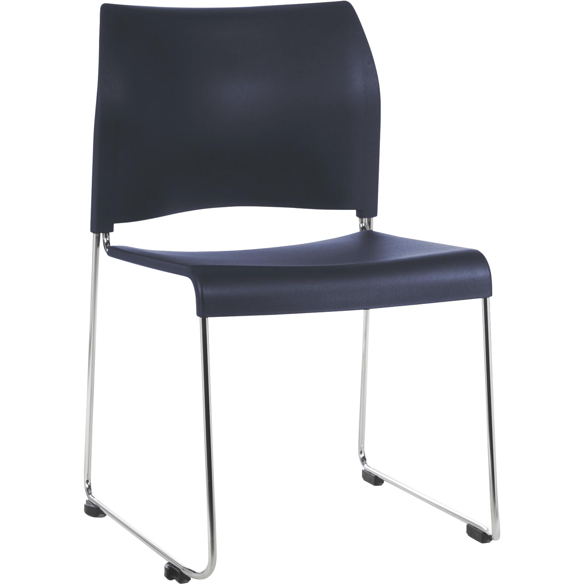 National Public Seating 8800 Series Plastic Cafetorium Chair 21.75 x 20 x 30.5- Navy
