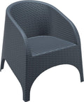 Compamia Aruba Outdoor Chair in Dark Gray (Set of 2)