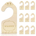 Lemon Shane Wood Baby Closet Dividers for Baby Clothes, 10x Double-Sided Organizer - Baby Clothing Size Age Dividers, Baby Cloth