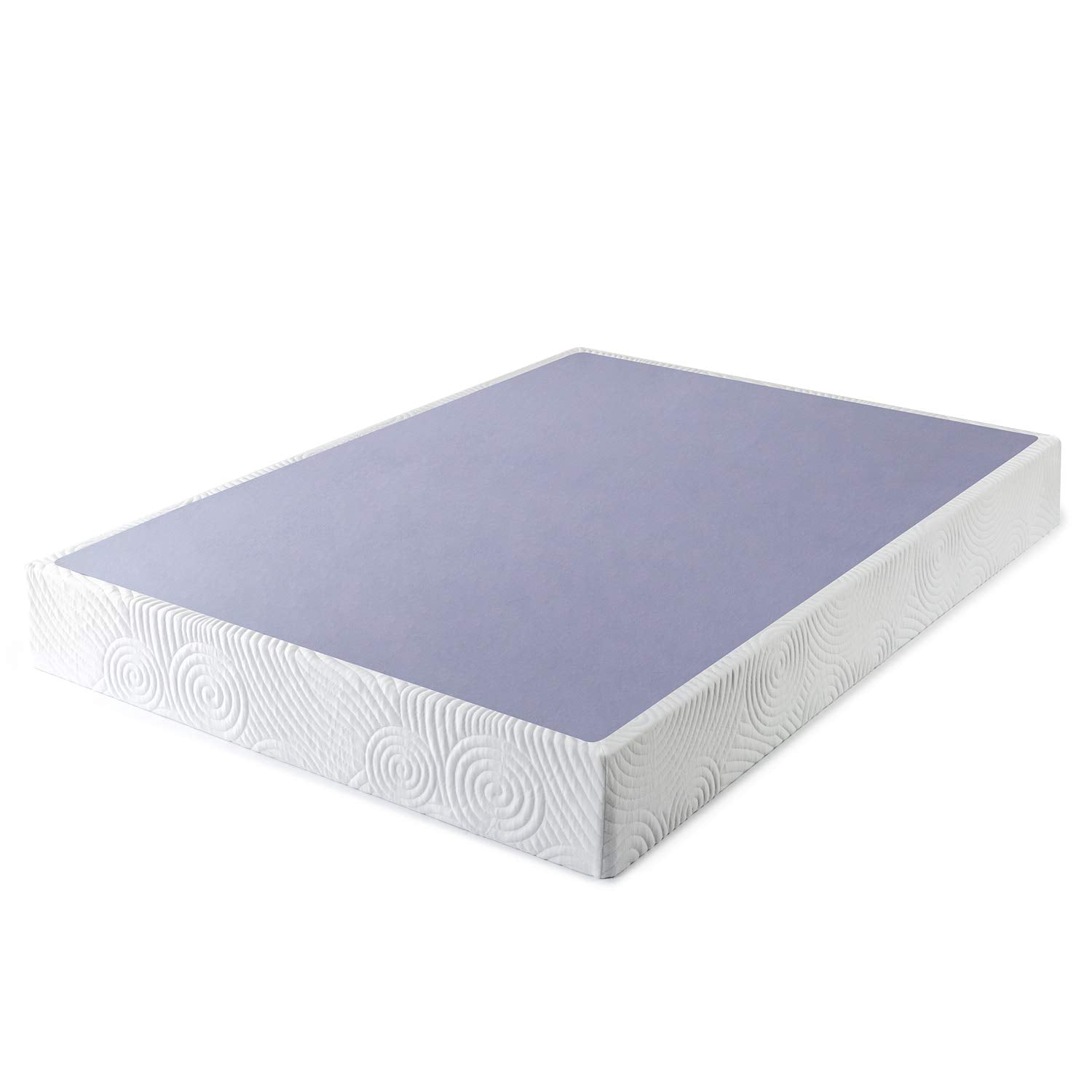 ZINUS Metal Box Spring with Wood Slats, 9 Inch Mattress Foundation, Sturdy Steel Structure, Easy Assembly, Full