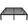 Upcanso California King Bed Frames No Box Spring Needed, 14 Inch Heavy Duty Metal Platform Bed Frame California King Size with S
