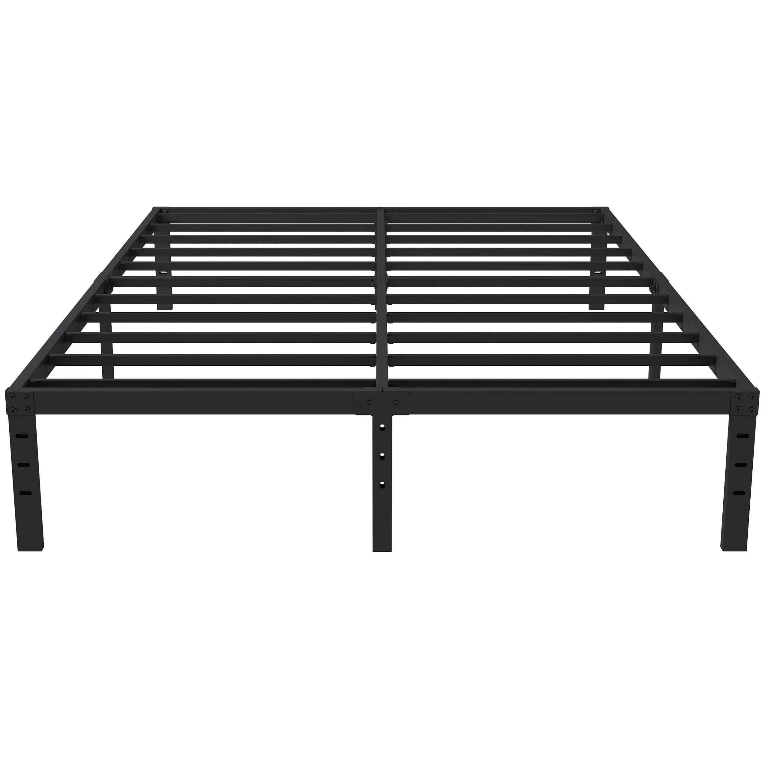 Upcanso California King Bed Frames No Box Spring Needed, 14 Inch Heavy Duty Metal Platform Bed Frame California King Size with S