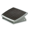 3M Adjustable Height/Tilt Steel Footrest, Nonskid Platform, Charcoal Gray (Case of 2)