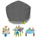 Aacabo Kids Water Table Cover Fit Step2 Rain Showers Splash Pond Water Table,Waterproof Dust Proof Anti-UV Outdoor Toys Cover-Gr