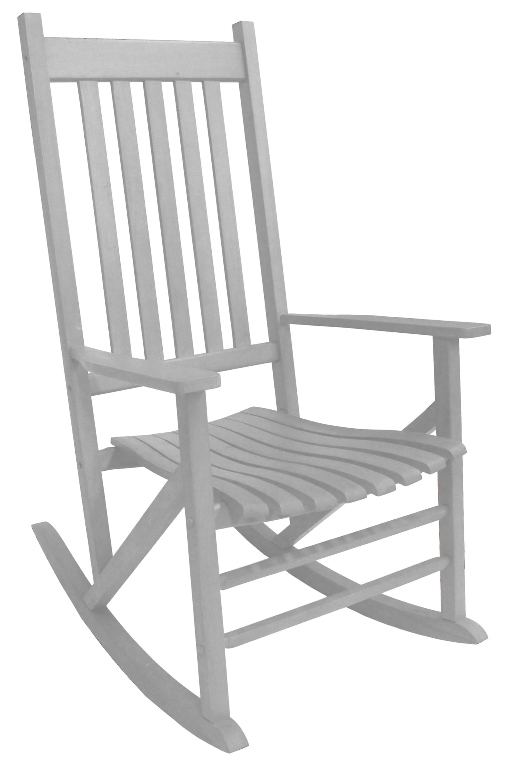 Leigh Country Heartland White 5 Slat Classic Rocker