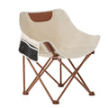 TOSAMC Portable Lightweight Camping Chair, Foldable Chair with Carry Bag and Side Pocket, Compact Outdoor Chair for Camping Esse