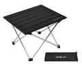 TREKOLOGY Small Camping Table - Beach Table That Fold Up - Lightweight, Foldable, Potable Folding Small Outdoor Table - for Camp
