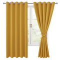 Hiasan Blackout Curtains for Bedroom, 60 x 63 Inches Length - Thermal Insulated & Light Blocking Window Curtains for Living Room