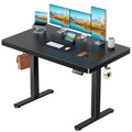 Marsail 63 x 30 Electric Standing Desk with One-Piece Desktop, Sit Stand Desk with Thickened Tabletop, Height Adjustable Stand U