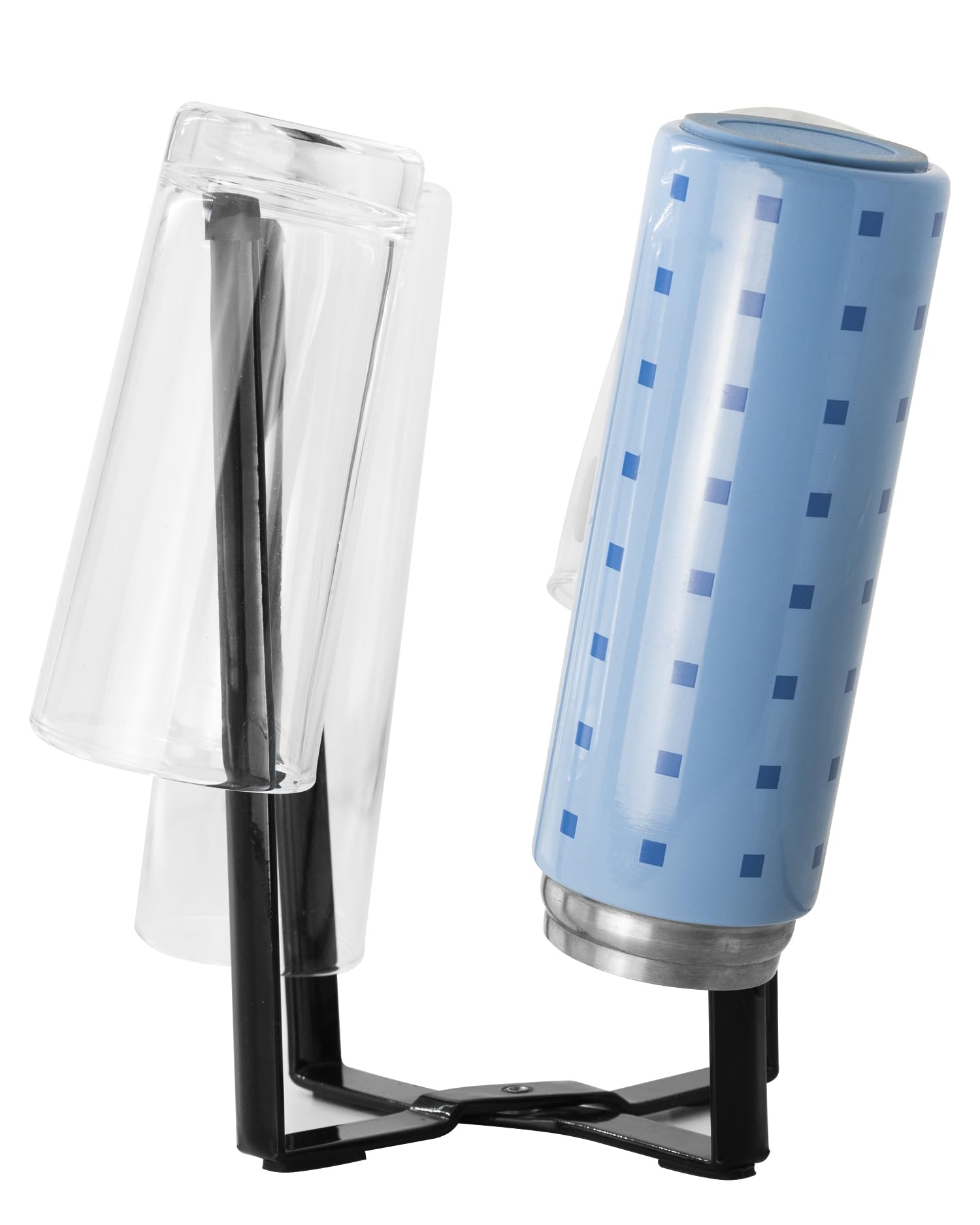Mukkuri Kitchen Stand Holder, Plastic Bag Drying Rack, Multifunctional Countertop Cups Bottles Drying Rack for Plastic Bags, Bot