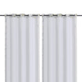 Chyhomenyc Window Blackout Curtain Liners with 18 Rings, Thermal Insulated 100% Blackout Liner for 84 Inch Curtains, Each 50Wx80