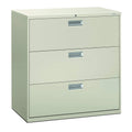 HON Brigade 3 Drawer Lateral File, 42W, Light Gray, HON693LQ, Lot of 1