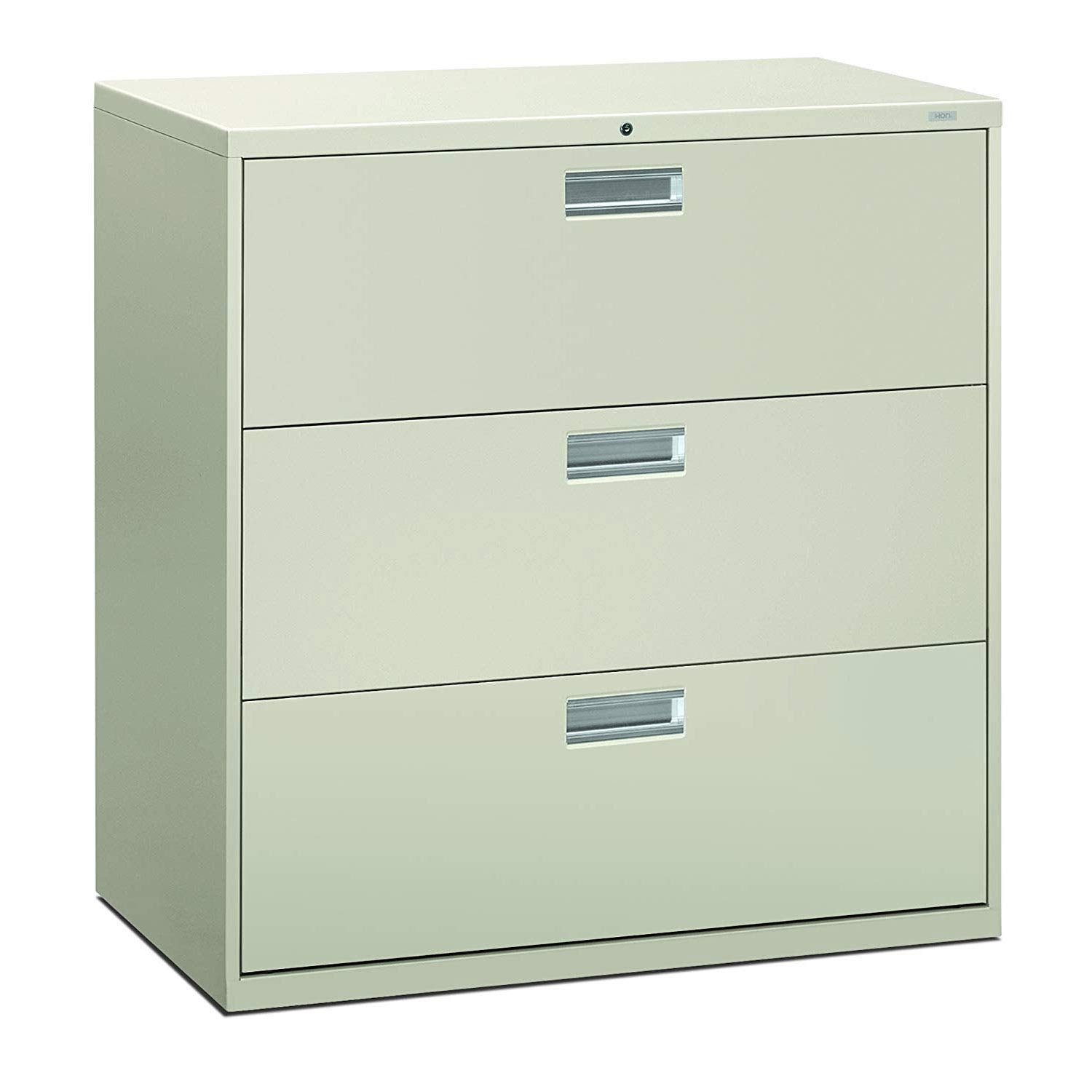 HON Brigade 3 Drawer Lateral File, 42W, Light Gray, HON693LQ, Lot of 1