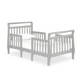 Dream On Me Emma 3-In-1 Convertible Toddler Bed In Steel Grey, Converts To Two Chairs And-Table, Low To Floor Design, JPMA Certi