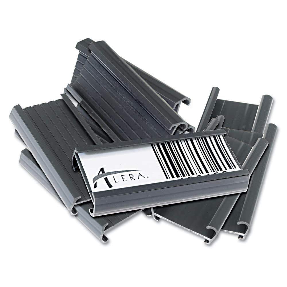 Alera ALESW59ST 3 in. Wire Shelving Shelf Tags - Gray (10/Pack)
