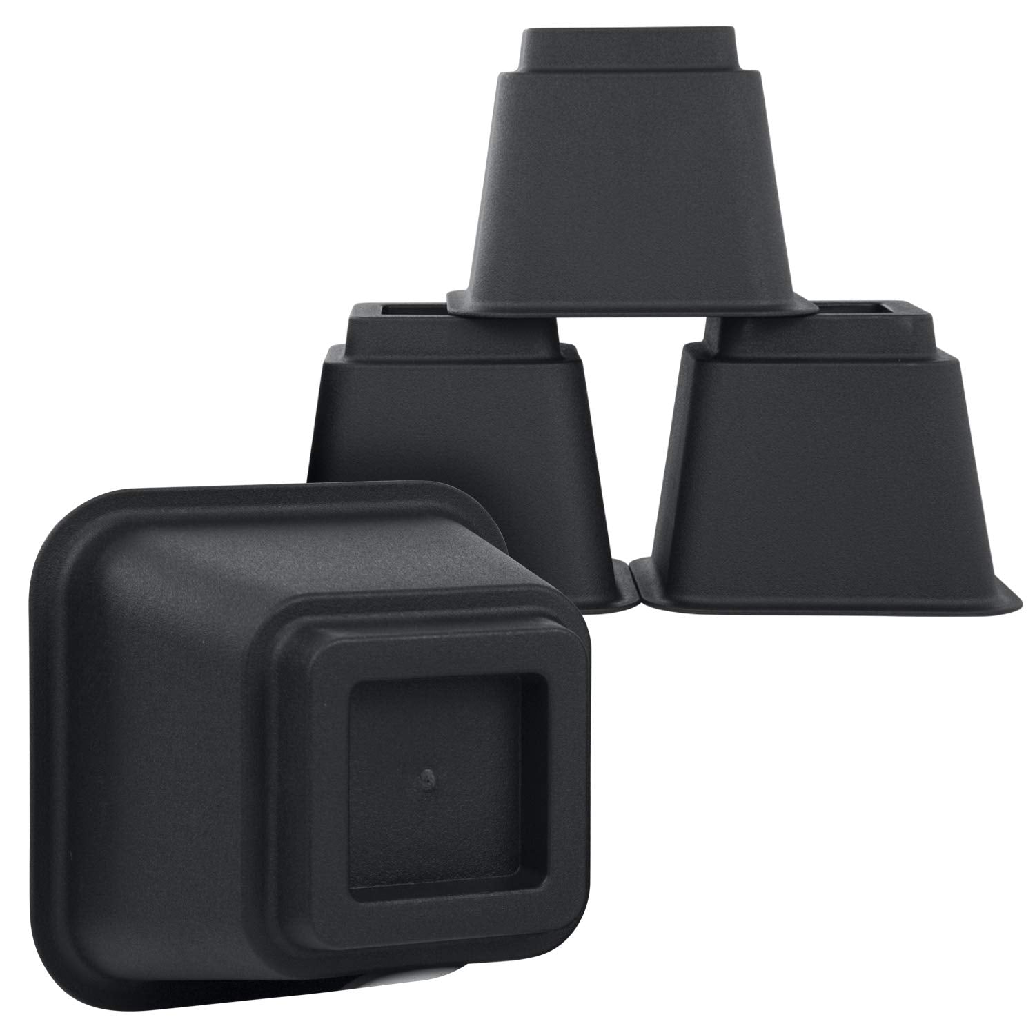 Vive Bed Risers Heavy Duty (4 Pack - 5 Inch) - Furniture Lifts Risers for Couch, Table, Desk, Chair & Dorm Bed Risers for Bed Fr