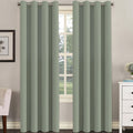 H.VERSAILTEX Room Darkening Curtains for Living Room Light Reducing Thermal Insulated Window Treatment Panels/Drapes Grommet Top