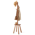 VASAGLE Coat Rack, Free Standing Coat Stand, Hall Coat Tree with 8 Hooks and Storage Shelf, 67.1 Inch Tall, for Coats, Hats, Bag