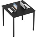 Need Small Square Dining Table- 31-1/2 Sturdy and Heavy Duty Writing Desk for Small Spaces and Writing Table Desk Breakroom Ta