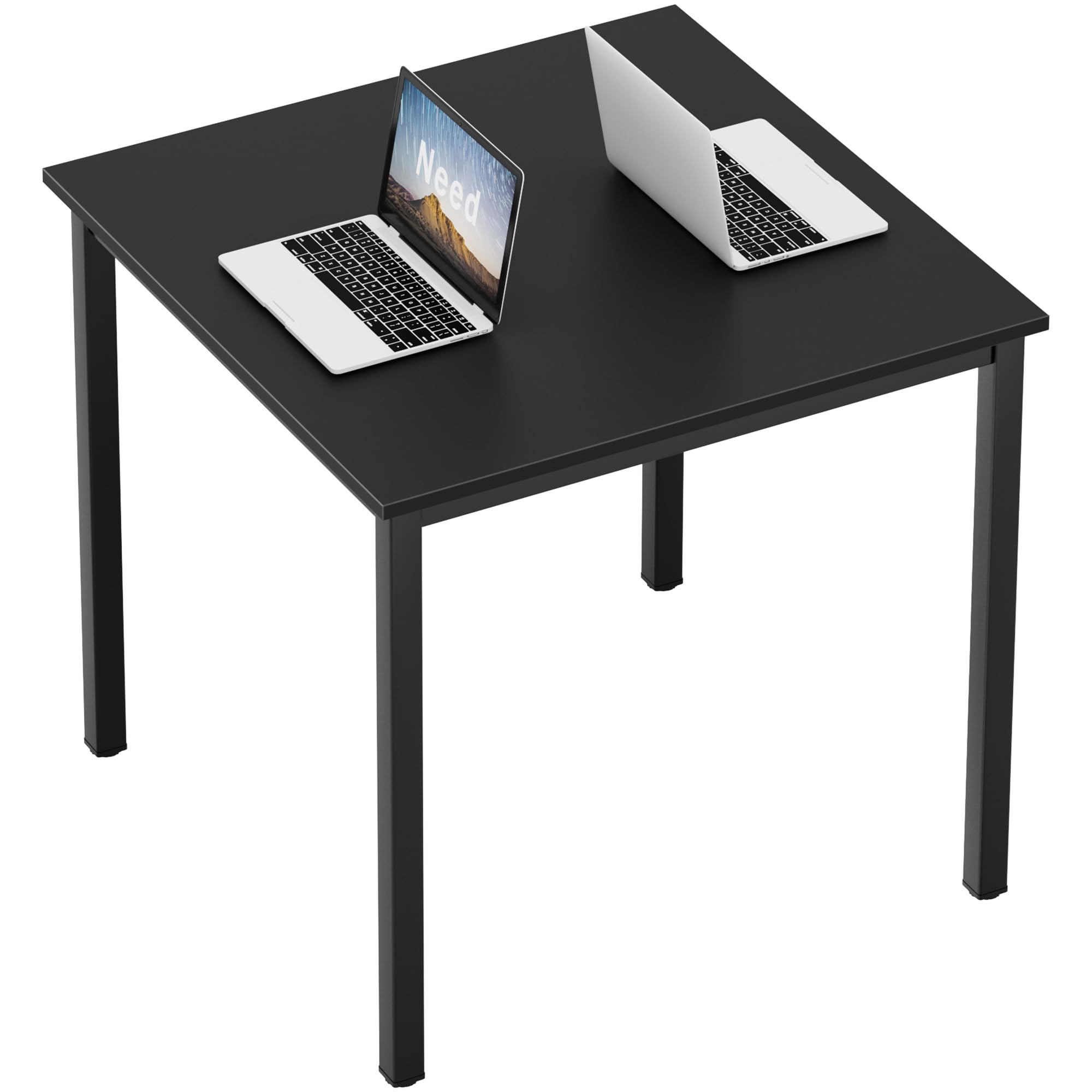Need Small Square Dining Table- 31-1/2 Sturdy and Heavy Duty Writing Desk for Small Spaces and Writing Table Desk Breakroom Ta
