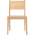 Powell Cadence Dining Chair - Modern, Natural, Solid Wood, Foam Seat - Set of 2