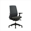 Haworth Soji Office Chair with Ergonomic Adjustments, Flexible Mesh Back (Charcoal)