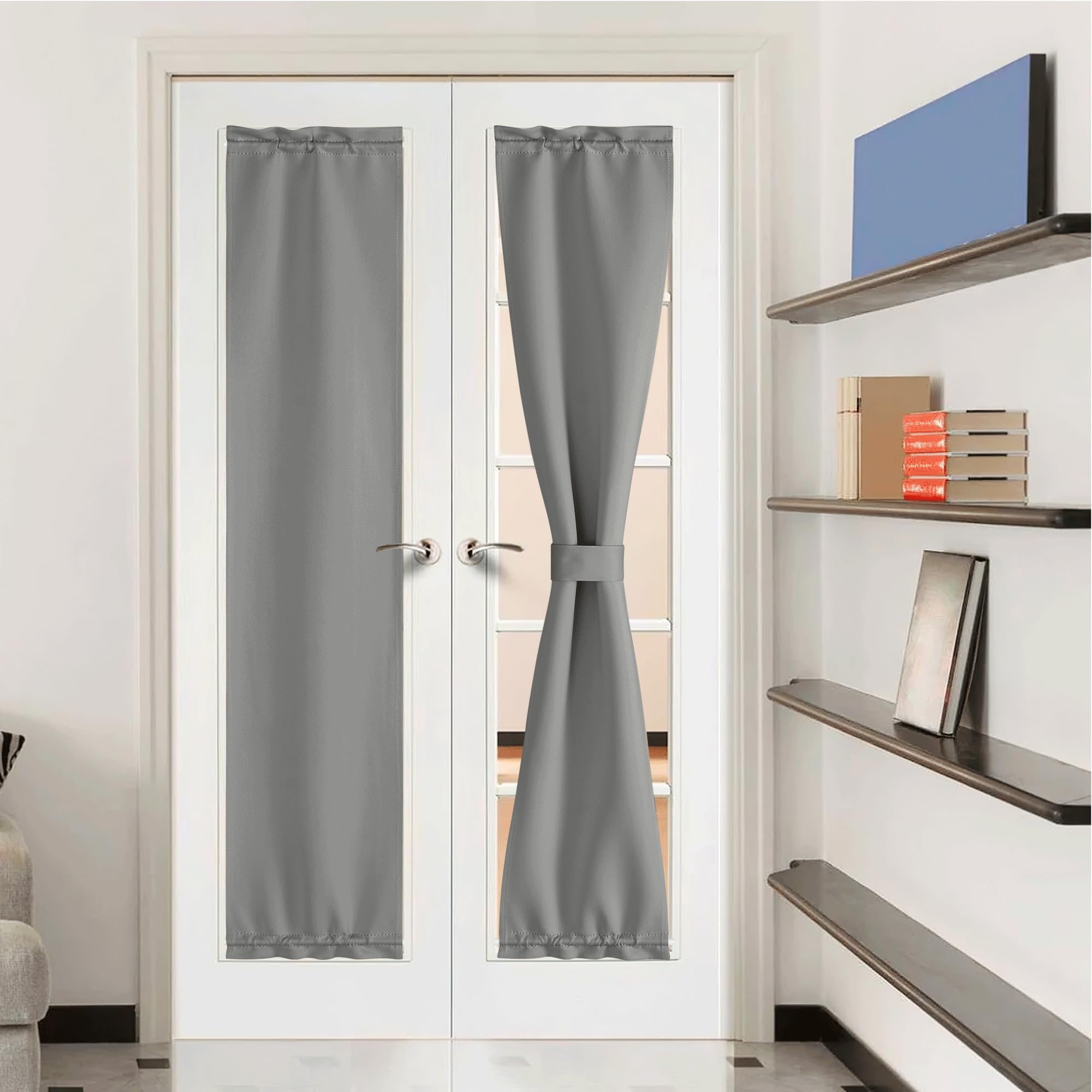 NICETOWN Side Door Front Privacy Curtains for Small Window, Sidelight Curtains, Thermal Insulated Door Side Window Covering, W12