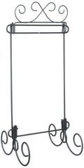 Ackfeld 6in x 12in Scroll Single Stand Silver, 6 x 12