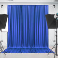 10 ft x 10 ft Royal Blue Wrinkle Free Backdrop Curtain Panels, Polyester Photography Backdrop Drapes, Wedding Party Home Decorat