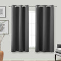 Black Out Blinds for Window Modern Kitchen Bedroom Small Windows,2 Panels Grommet Winter Thermal Blocking Nursery Thick Blackout