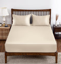 Bamboo Viscose Fitted Sheet Cal King Size Only, 400 Thread Count, 8-16 Deep Pocket, Cooling Breathable Silky Smooth Soft Bottom 