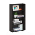 Furinno Pasir 4-Tier Bookcase / Bookshelf / Storage Shelves, Espresso
