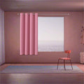 ChrisDowa Grommet Blackout Curtains for Bedroom - Thermal Insulated Room Darkening Curtains for Living Room (1 Panel Set, Pink, 