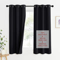 NICETOWN Sound Blocking Black Out Curtains for Nursery Bedroom, Full Blackout Noise Preventing Thermal Insulated Drapes, Noise B
