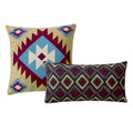 Greenland Home Southwest Pillow Set, 2 Piece, 18x18 inches Plus 12x24 inches, Earth Tones
