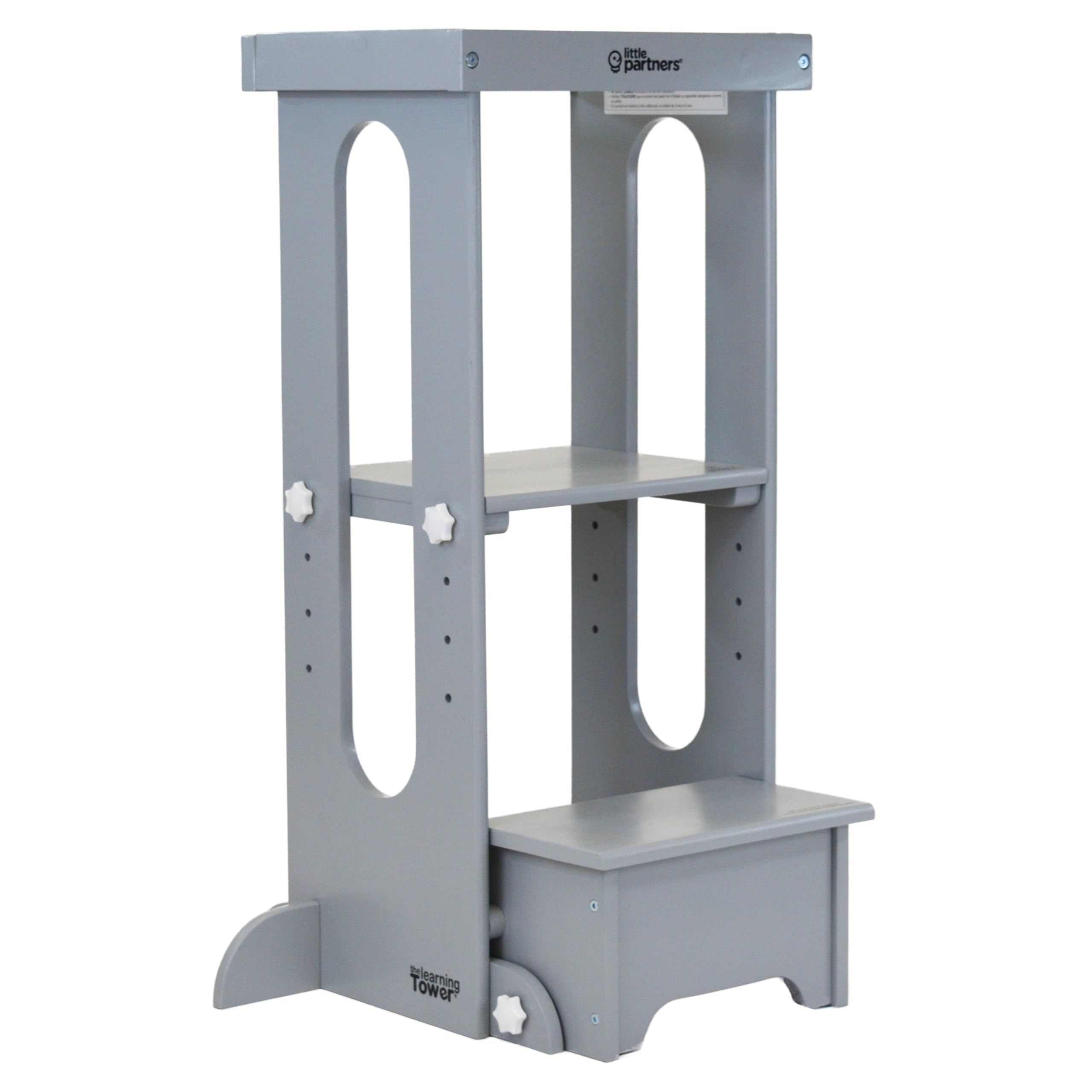 Little Partners Learning Tower Toddler Tower, Explore N Store Montessori Kitchen Tower for Cooking and Learning, 22.28 L x 19.5