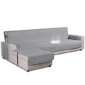 VANSOFY Upgraded Sectional Couch Covers 100% Waterproof L Shaped Sofa Slipcover Reversible Chaise Lounge Cover for Sectional Sof