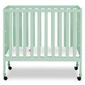 Dream On Me Jett Non-Full Size Folding Convertible Crib, Lightweight Portable Crib, Three Adjustable Mattress Height Settings, E