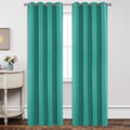 Joydeco Blackout Curtains 95 Inch Length 2 Panels Set, Thermal Insulated Long Curtains& Drapes 2 Burg, Room Darkening Grommet Cu