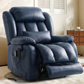 EDILLY Extra Large Power Lift Recliner Chairs for Elderly,Infinite Position Lay Flat Dual Motor Recliners Chair,with Heating and