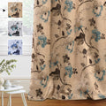 H.VERSAILTEX Blackout Curtains for Bedroom/Living Room Thermal Insulated Printed Curtain Drapes 96 Inches Long Energy Efficient 