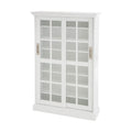 Furniture HotSpot Sliding Door Media Cabinet - White