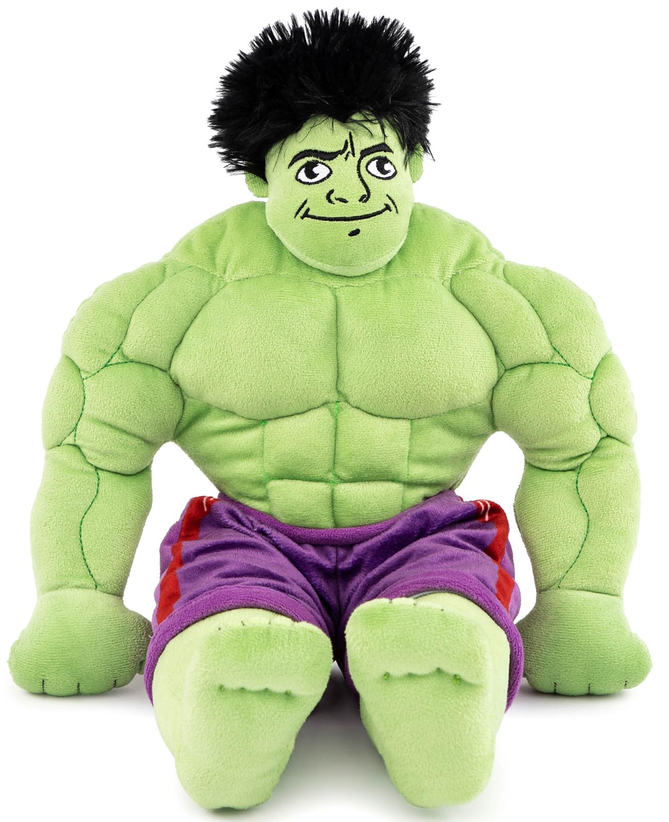Jay Franco Marvel Super Hero Adventures Toddler Hulk Plush Stuffed Pillow Buddy - Super Soft Polyester Microfiber, 18 inch (Offi