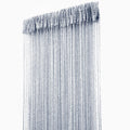 ave split Decorative Door String Curtain Wall Panel Fringe Window Room Divider Blind Divider Tassel Screen Home 100cm*200cm (Sil