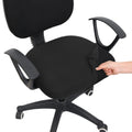Smiry Printed Office Computer Chair Seat Covers, Stretch Fit Universal Desk Rotating Chair Cover Washable Removable Seat Cushion