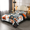 Feelyou Boys Construction Bedding Set Kids Machinery Truck Comforter for Boy Bedroom Construction Site Car Vehicle Decor Comfort
