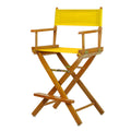 Casual Home 220-05/021-34 Director Chair 24 - Counter Height Honey OakFrame/Gold Canvas